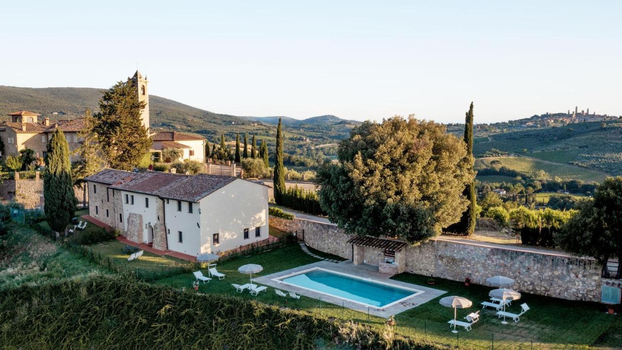 Agriturismo Castello Di Montauto San Gimignano Bagian luar foto